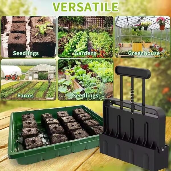 Handheld Seedling Soil Block Maker soil blocker gardening tools soil block nursery soil block maker Garden Prep Seedling Making