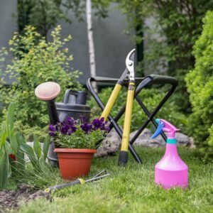 gardening, backyard, gardening tools