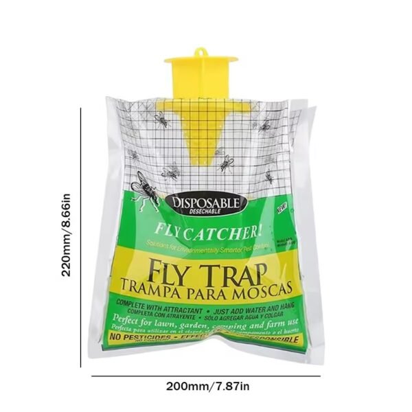 Catcher Bag Hanging Flies Flytrap Fly traps Pack Water-Soluble Disposable Non-Toxic Harmless For Household Garden Supplies