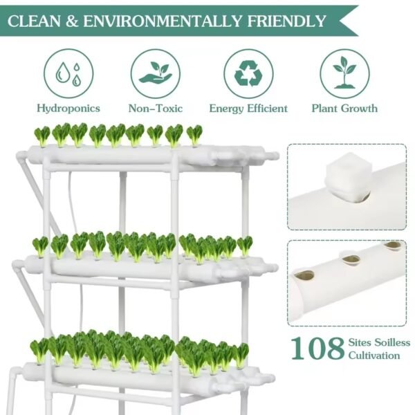 3-Layer Hydroponics Growing System Kit - Image 5