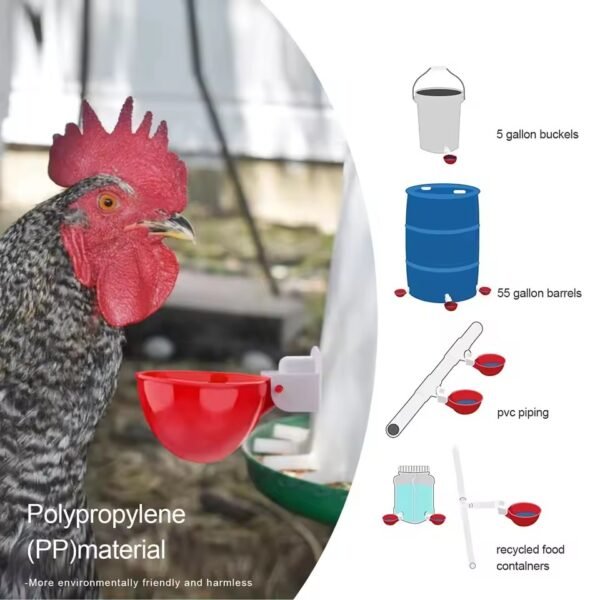 Chicken Waterer Cups - Image 4