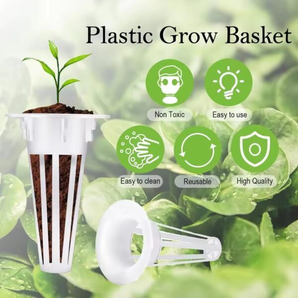 Plastic Hydroponic Grow Baskets - Image 2